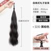 Moño de bola de cuerda automática, Paquete de cabello rizado con mechas resaltadas, Artefacto para moño de capullo de flor, Bolsa de cabello simulado recogido bajo al por mayor