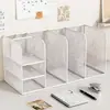 Soportes para Libros de Escritorio Estantería Mesa Exhibidor de Documentos Estante para Periódicos Estante de Almacenamiento de Libros para Escritorio Estante para Revistas de Oficina
