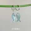 Nuevos Aretes de Puño Estilo Chino Menta Mambo Nácar Pececito Retro Estilo Mori Hechos a Mano Borla Pedrería