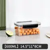 Tarro sellado para almacenamiento de granos en la cocina, tarro de plástico transparente de grado alimenticio, caja sellada para productos secos, tarro para almacenar té