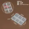 Caja de Almacenamiento de Plástico Transparente de 5 Compartimentos, 8 Compartimentos, 10 Compartimentos, 15 Compartimentos, 24 Compartimentos para Cuentas, Componentes, Joyería y Piezas