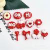 Gaopin Mini Fofo Desenho Animado Pequeno Animal Coelho Urso Dinossauro Cachorro Fivela de Sapato Acessórios Grampo de Cabelo Gel Creme Acessórios de Resina