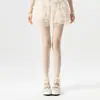 Zapatos y Pantalones Lolita de Algodón de Nueve Puntos para Mujer, Verano Delgados de Encaje con Patrón de Vid y Floral Estilo Puro Deseo Adelgazantes Leggings de Malla