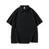Camisa Polo de Manga Corta Haichengyun para Hombre Verano Color Sólido Fresco Empalme Falso Dos Piezas Camiseta de Hombre Polo con Cuello