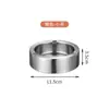 Cenicero Estilo Europeo de Acero Inoxidable Retro Textura Metálica Fácil de Limpiar Modelo de Venta Caliente Transfronterizo Engrosado Anticaídas Hogareño Comercial