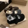Zapatos Mary Jane de Piel para Mujer, Otoño Invierno, Nuevos, Planos, con Velcro Mágico, Suela Suave Cálida, Grises, con Felpa, Zapatos Individuales