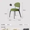 Cadeira de Jantar Estilo Creme Francês Casa Moderna Simples Cadeira de Mesa de Jantar Cadeira para Área de Lazer de Hotel Cadeira para Café Loja de Chá com Leite