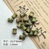 Cuentas de Madera Cuentas Sueltas Sándalo Verde Cuentas Redondas Sándalo Sangre Bambú Cuentas Hechas a Mano Cuentas DIY Accesorios para Pulsera Collar Sándalo Vietnamita