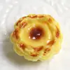 Simulação 3D Mille-feuille Tarte de Ovo com Frutas Brinquedo Alimentício Pequenos Acessórios de Resina Presilha de Cabelo DIY Pingente de Bolsa Chaveiro Em Estoque Atacado