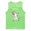 Chal de verano para niños 2023 estilo coreano algodón casual playera interior absorbente de sudor color sólido caramelo camiseta sin mangas para niños
