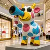 Esculturas de Dibujos Animados Personalizadas de Fibra de Vidrio, Figuras Grandes de Personajes de Anime, Pantallas Paisajísticas Decorativas para Parques al Aire Libre y Centros Comerciales