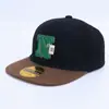 Gorra de Béisbol para Bebé Estilo Europeo y Americano con Bloques de Color Sombrero de Sol Venta al por Mayor Moda Primavera y Verano Gorra Hip-Hop de Ala Plana con Letras Sombrero de Sol