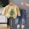 Conjunto para Niños 2026 Nuevo Estilo Primavera y Otoño Moda Infantil Sudadera de Otoño para Bebé Manga Larga Conjunto de Dos Piezas Moderno