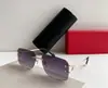 CARTER LUNETTES óculos de sol sem aro meia-lua masculino e feminino óculos retangulares UV400 0330