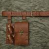 Transfronteiriço Novo Medieval Alquimia Garrafa Dupla Fanny Pack Nordic Viking Halloween Vintage COSPLAY Adereços de Vestir