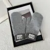 Lindos Tres Pequeños Guantes de Bloques de Color Que Pueden Mantener el Calor y Prevenir la Congelación para Mujeres, Guantes de Pantalla Táctil de Color Contrastante para Dedos, Guantes de Estudiante
