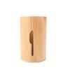 Caja para Cuchillo, Tenedor, Cuchara y Palillos Madera Procesada a Medida Barril de Palillos de Bambú Almacenamiento Creativo de Vajilla Barril Dividido Barril de Almacenamiento Redondo