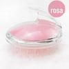 Escova de Shampoo Transparente de Cristal Escova de Massagem com Cabeça de Silicone Pente de Massagem para Limpeza do Couro Cabeludo Dentes Macios Escova Transparente para Chuveiro