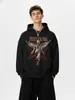 Moletom com estampa de anjo punk NIRVANA transfronteiriço, camiseta de algodão oversized de manga curta estilo retrô americano high-street