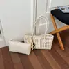 Bolso de Mano Tejido Hueco para Mujer 2026 Nuevo Otoño Gran Capacidad Lujo Ligero Nicho Moda Casual Bolso de Hombro