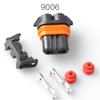 Conector Impermeable Enchufe Macho y Hembra 9005/9006/H11 Conector Conector de Coche con Cable Enchufe Impermeable Resorte
