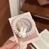 Ins Jelly Sakura Fresco Anillo para el Cabello de Hilo Telefónico Cuerda Dulce Suave Germinante Cuerda para el Cabello Sin Marca de Niña Accesorios para el Cabello de Primavera para Mujeres