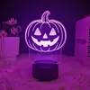 Luz Noturna Criativa 3D Transfronteiriça Lâmpada de Mesa Acrílica Luz de Atmosfera Presente de Halloween Presente de Natal Evento Presente Atacado