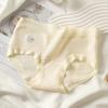 Ropa interior de algodón para mujer, antibacteriana, con entrepierna extendida, cintura sin costuras, talla grande, clase A, venta al por mayor