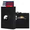 Portatarjetas Antirrobo al por Mayor Cartera para Hombre Portatarjetas de Aleación de Aluminio Funda Protectora Localizador Airtag Portatarjetas Titular de Identificación