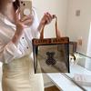 Bolsa de lavagem bolsa de mão de aparência elegante bolsa de cosméticos portátil bolsa de banho Nova bolsa de cosméticos de PVC impermeável de grande capacidade