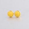 Aretes Gymnus de 10 mm acero inoxidable chapado en oro real racimo de cristal mineral aretes Gymnus AliExpress Amazon