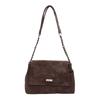 Bolsa Tote Têxtil Macia e Encerada Casual de Estilo Coreano de Alta Qualidade e Alto Valor Nova Niche para Pendurar no Ombro com Corrente Versátil para o Dia a Dia para Mulheres