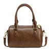 La popular bolsa Boston de este año, versátil para primavera y verano 2024, nueva bolsa de hombro cruzado retro, bolso pequeño portátil para mujer