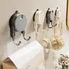 Colgador de Abrigos de Pared Detrás de la Puerta, Gancho para Baño, Gancho de Fuerte Succión al Vacío, Gancho Adhesivo sin Taladro