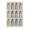 Venta Directa de Fábrica Molde de Silicona de Cerdo de 12 Piezas para Pastel DIY Al Por Mayor Molde para Hielo Molde de Congelación Rápida Grado Alimenticio
