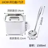 W& Lavabo Cuadrado de Acero Inoxidable Lavabo Comercial para Aceite Lavabo de Grado Alimenticio 304 Lavabo Pequeño para Condimentos Cocina Casera Lavabo de Hierro con