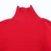 Amazon Europeo y Americano Aliexpress Popular Normcore Elegante Ropa de Trabajo Versátil Suelta y Cómoda de Diseño Prendas de Punto de Manga Ancha para Mujer
