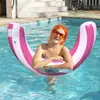 Anillo de Natación Semircircular de PVC en Stock Transfronterizo Palo Flotador Inflable para Natación Palo de Flotación para Aprender a Nadar Anillo de Natación en Forma de Aro en Stock