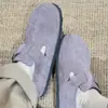 [en stock] Zapatos Birkenan morados todo incluido para mujer, nuevo modelo de hebilla de una tira, corcho Birkenan, boca profunda, zapatos de suela gruesa