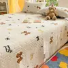 Cubrecama de Terciopelo de Leche Pieza Única Invierno Forro Polar Cálido Tatami Acolchado Sábanas Gruesas Manta Juego de Tres Piezas Sábanas Dobles para Cama Kang