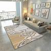 Alfombra geométrica nórdica para sala de estar, dormitorio, mesita de noche, tienda, oficina, mesa de centro, estilo nórdico