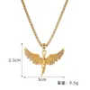 El Collar con Colgante de Ángel Cupido con Circonita Incrustada de Cobre Más Popular de Amazon Estilo Francés Diseño de Nicho Cadena para Clavícula de Moda