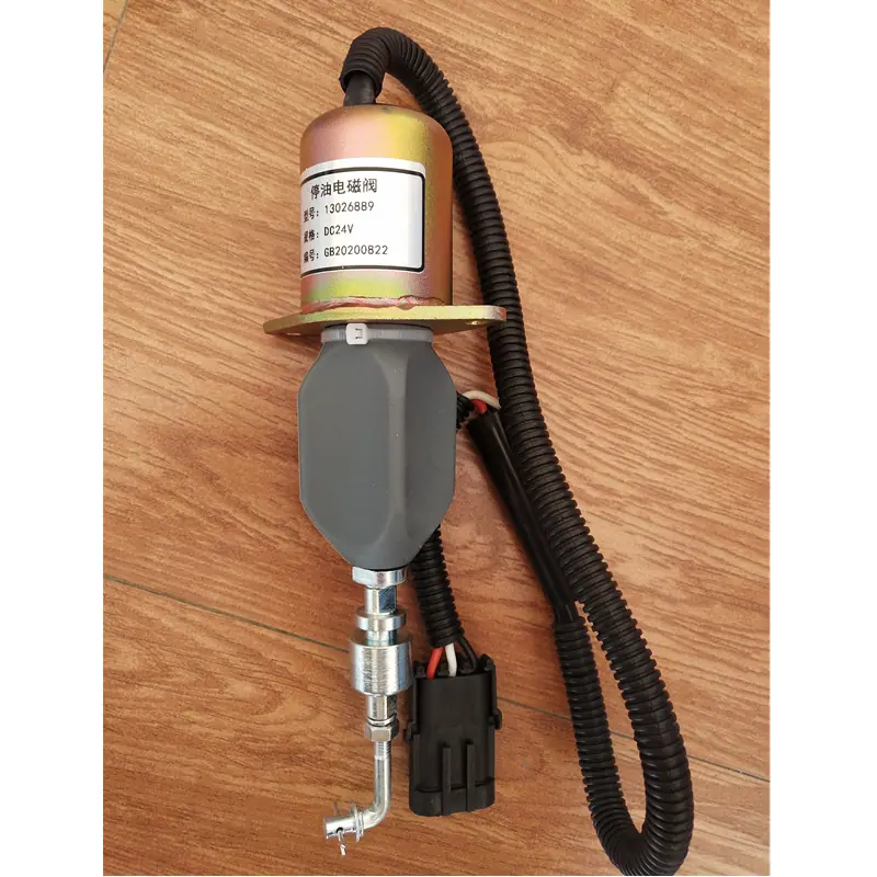 临工装载机配件 潍柴发动机配件 熄火电磁阀24V 13026