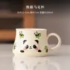 Taza de Cerámica Hamburg Panda para Té y Café, Taza para Uso Personal en Casa y Oficina, Regalo de Alto Valor