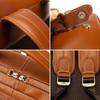Mochila Retro Maronte para Hombre de Gama Alta de Alta Capacidad de Piel de Vaca Mochila de Viaje de Piel de Vaca de Primera Capa Bolsa Exterior para Hombre