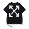 Atacado Dropshipping Camisetas de Manga Curta com Design de Marca da Moda, Gradiente de Flecha Dissolvente, Estilo Tinta Salpicada Céu Estrelado, Roupas de Casal