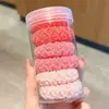 Diadema Gruesa Color Café con Leche para Cola de Caballo Alta para Mujeres, Alta Elasticidad, Cuerda para el Cabello Duradera, Anillo para el Cabello, Banda de Goma, Accesorios para el Cabello