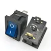 Interruptor de balancim KCD4 de duas marchas e três marchas KCD1 // Kd3 Oval KCD2 reinicia dois três quatro seis pés com luz