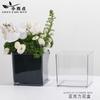 Caja de flores de cristal transparente acrílico floristería materiales para flores caja de regalo para flores de plástico totalmente transparente ventas directas de fábrica