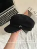 Amor de Hepburn~ Nuevo Estilo de Verano Boina con Forma de Paja para Mujer, Estilo Coreano, Elegante Retro de Moda para el Día a Día Gorra de Pato